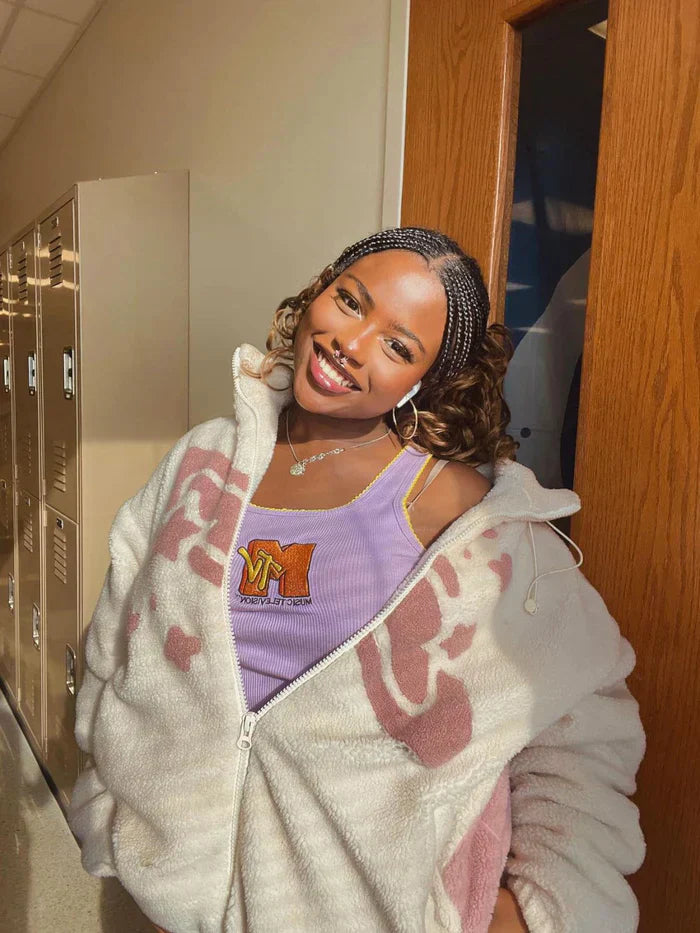 Star Sky Sherpa Coat